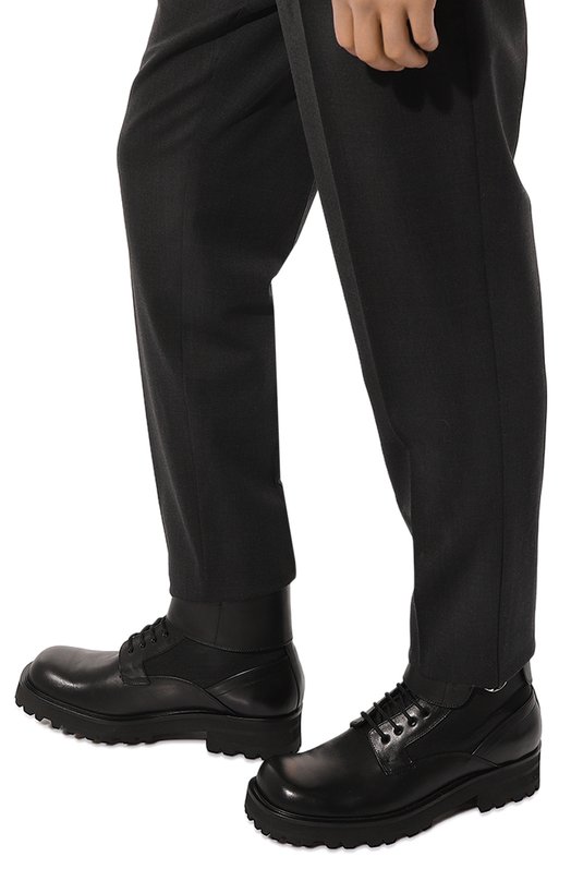 Кожаные ботинки Trussardi Чёрный, фото 3