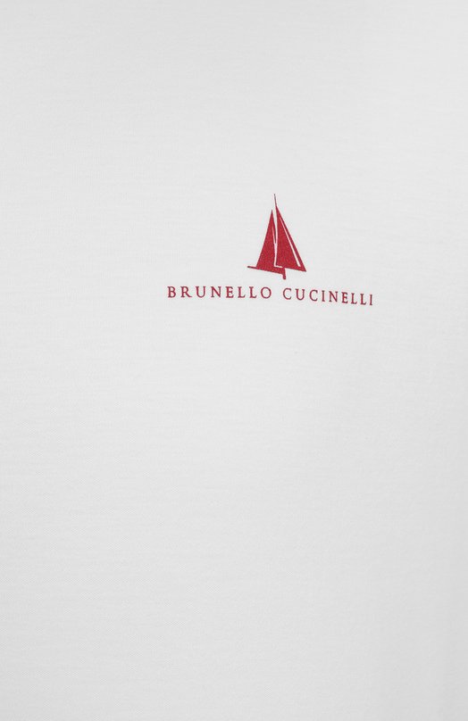 Хлопковая футболка Brunello Cucinelli M0B131362P Белый  M0B131362P Фото 6