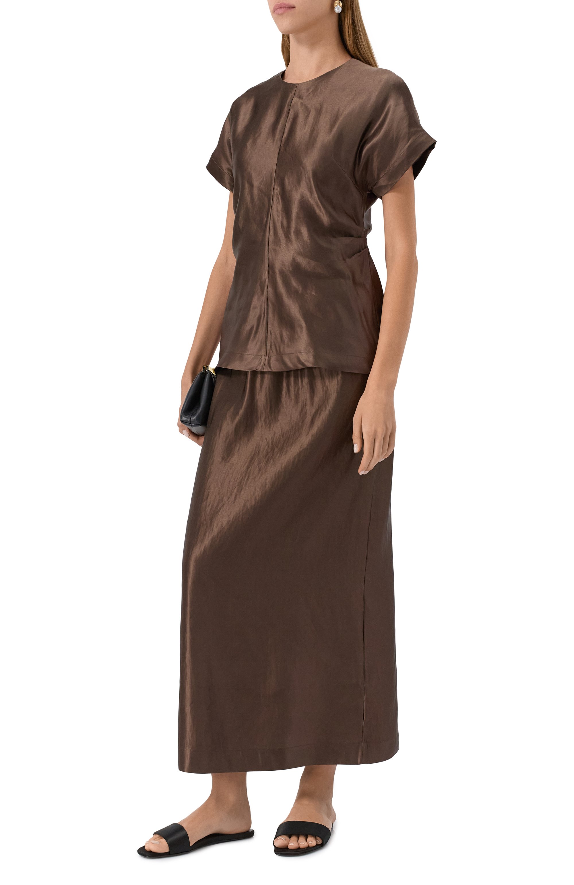 Атласный топ LOULOU DE SAISON, арт. PER0, фото 2