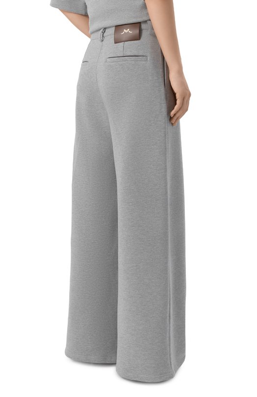 Хлопковые брюки ROWEN ROSE RR_J468 Серый  RR_J468 Фото 4