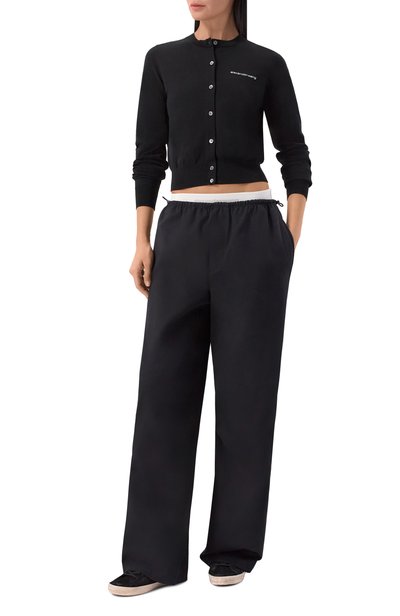 Кардиган ALEXANDER WANG черного цвета по цене 65900 руб., арт. 1KC3263085, фото 2 Кардиган ALEXANDER WANG, арт. 1KC3263085, фото 2