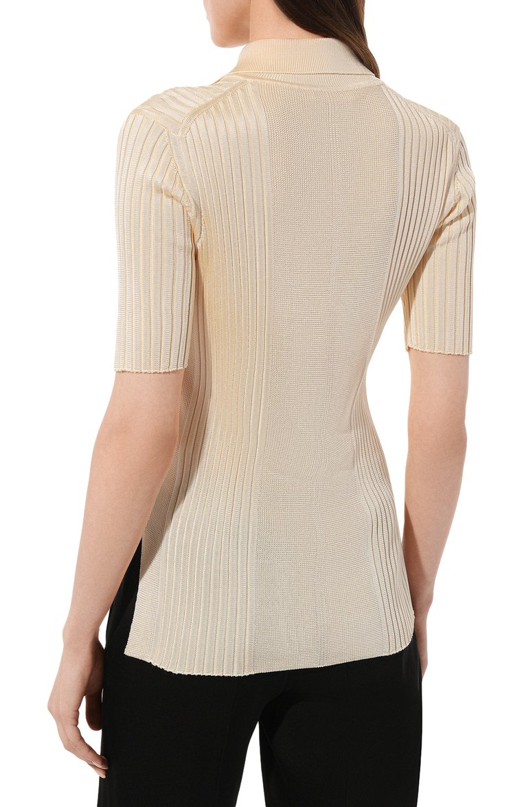 Поло из вискозы JIL SANDER, арт. J02GL0105/J18287, фото 4