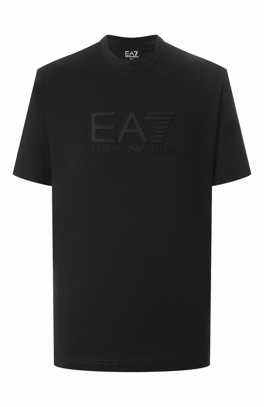 Хлопковая футболка EA7 7M000224/AF10375 Чёрный 7M000224/AF10375