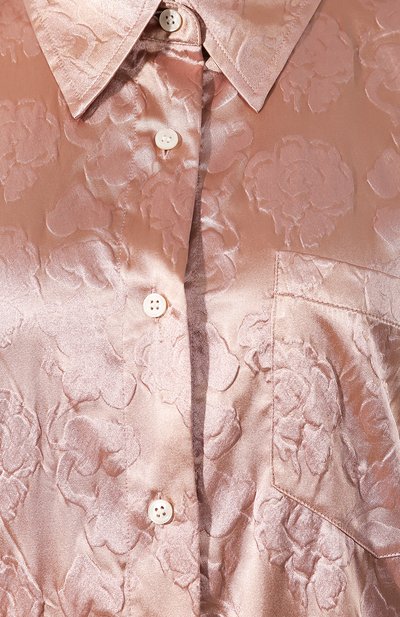 Атласная рубашка ACNE STUDIOS светло-розового цвета по цене 49950 руб., арт. AC0215/W, фото 5 Атласная рубашка ACNE STUDIOS, арт. AC0215/W, фото 5