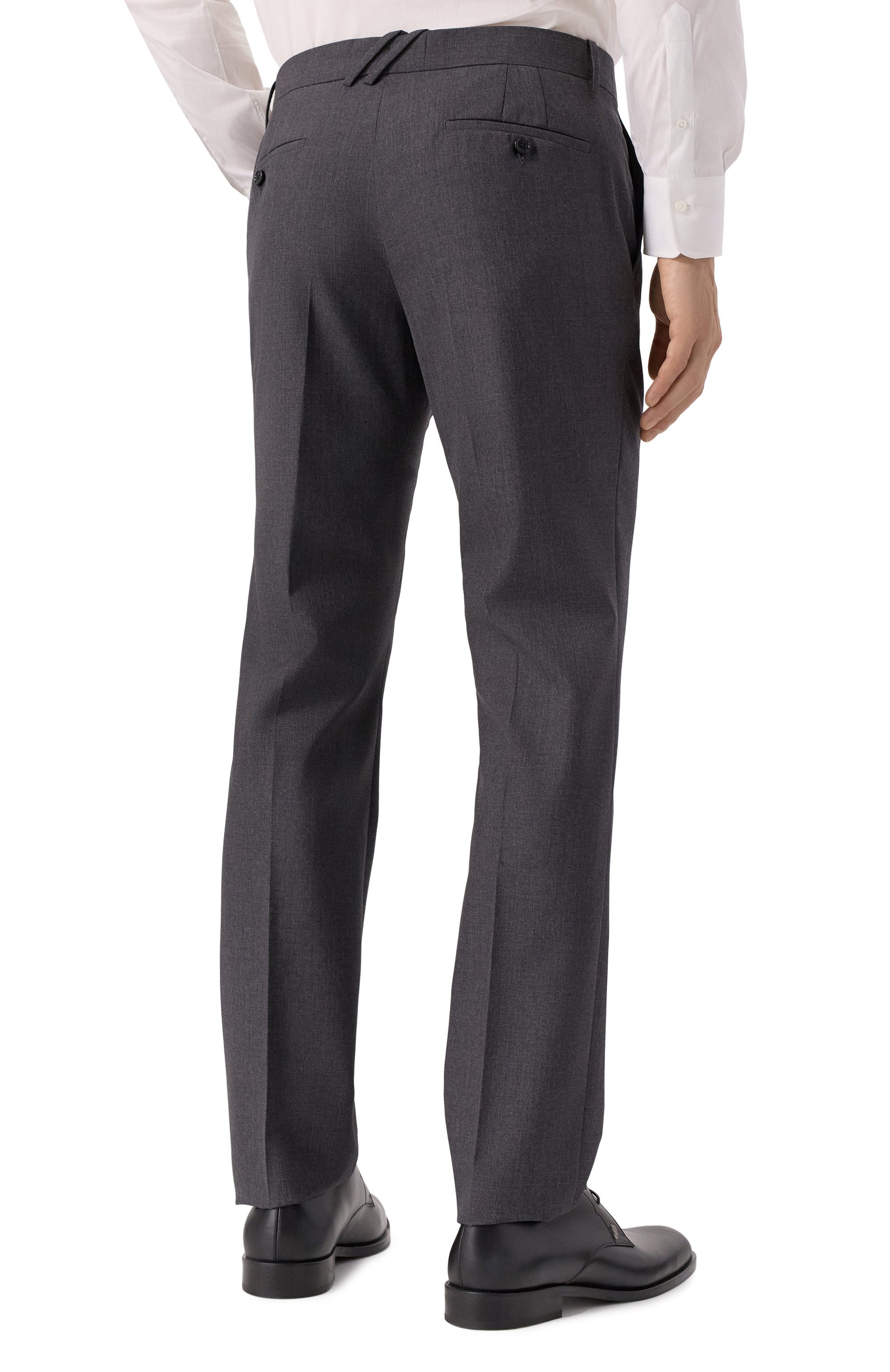 Шерстяные брюки BURBERRY, арт. 8111862, фото 4