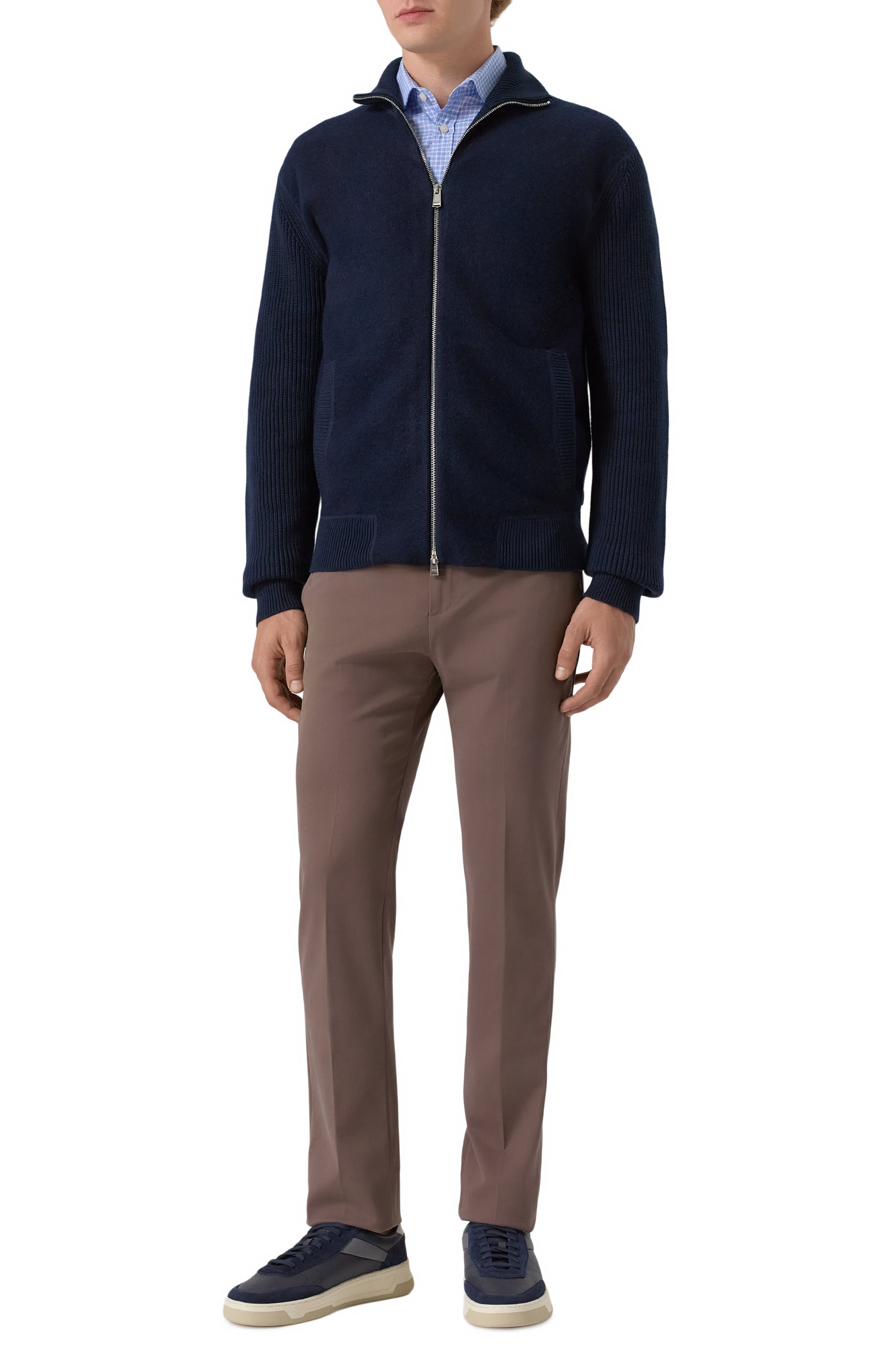 Брюки PAUL&SHARK темно-бежевого цвета по цене 42450 руб., арт. 15314047, фото 2 Брюки PAUL&SHARK, арт. 15314047, фото 2