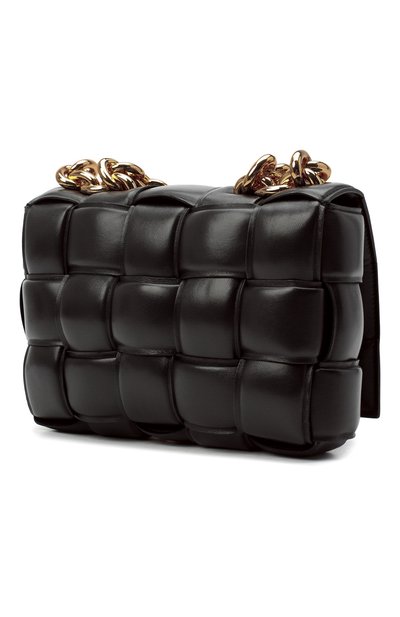 Сумка chain cassette BOTTEGA VENETA темно-коричневого цвета по цене 442500 руб., арт. 631421/VBWZ0, фото 4 Сумка chain cassette BOTTEGA VENETA, арт. 631421/VBWZ0, фото 4