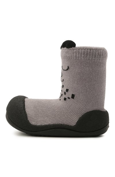 Домашние туфли ATTIPAS серого цвета по цене 2090 руб., арт. A17C, фото 2 Домашние туфли ATTIPAS, арт. A17C, фото 2