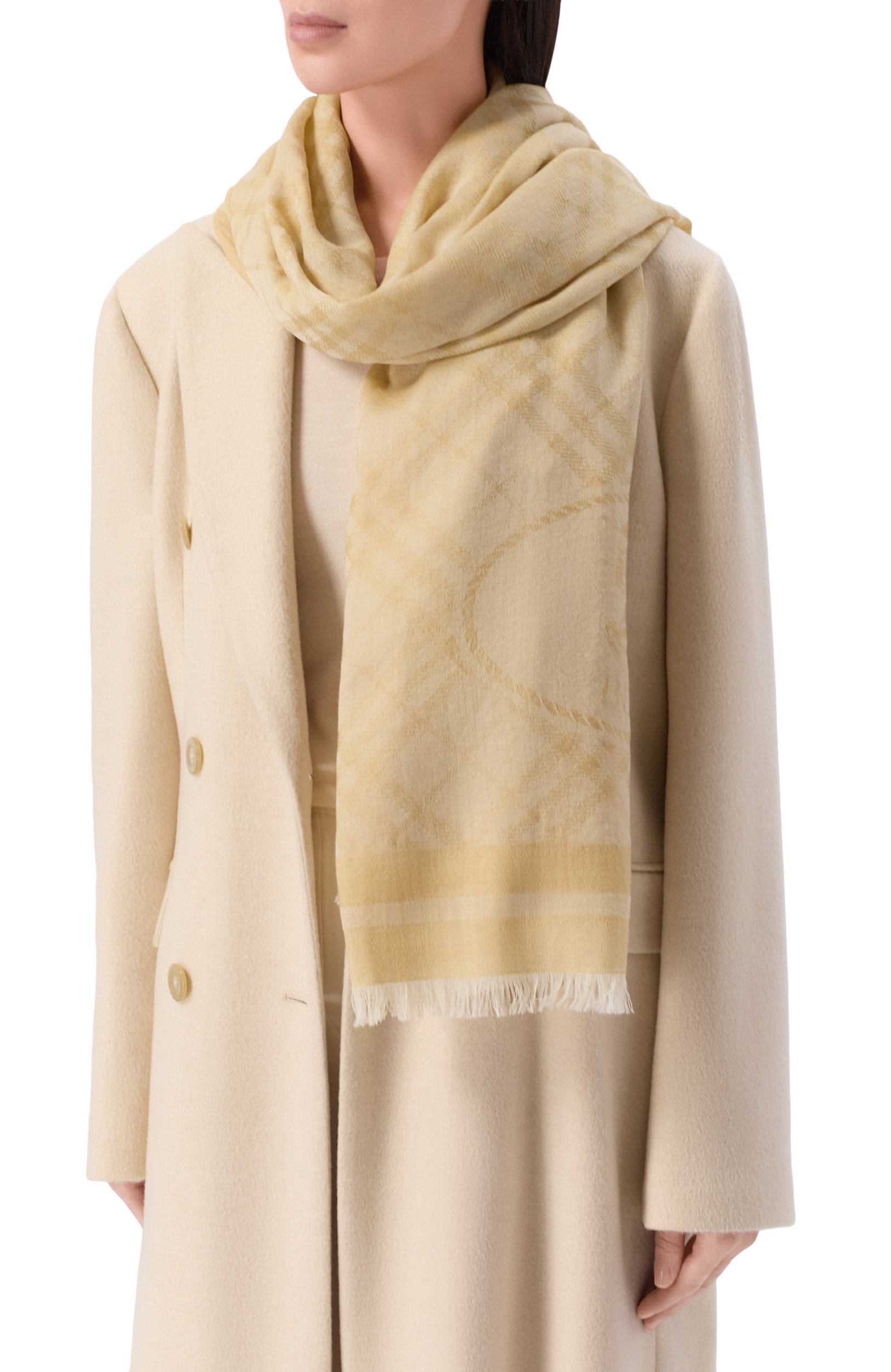 Шарф из кашемира и шелка BURBERRY, арт. 8130653, фото 2