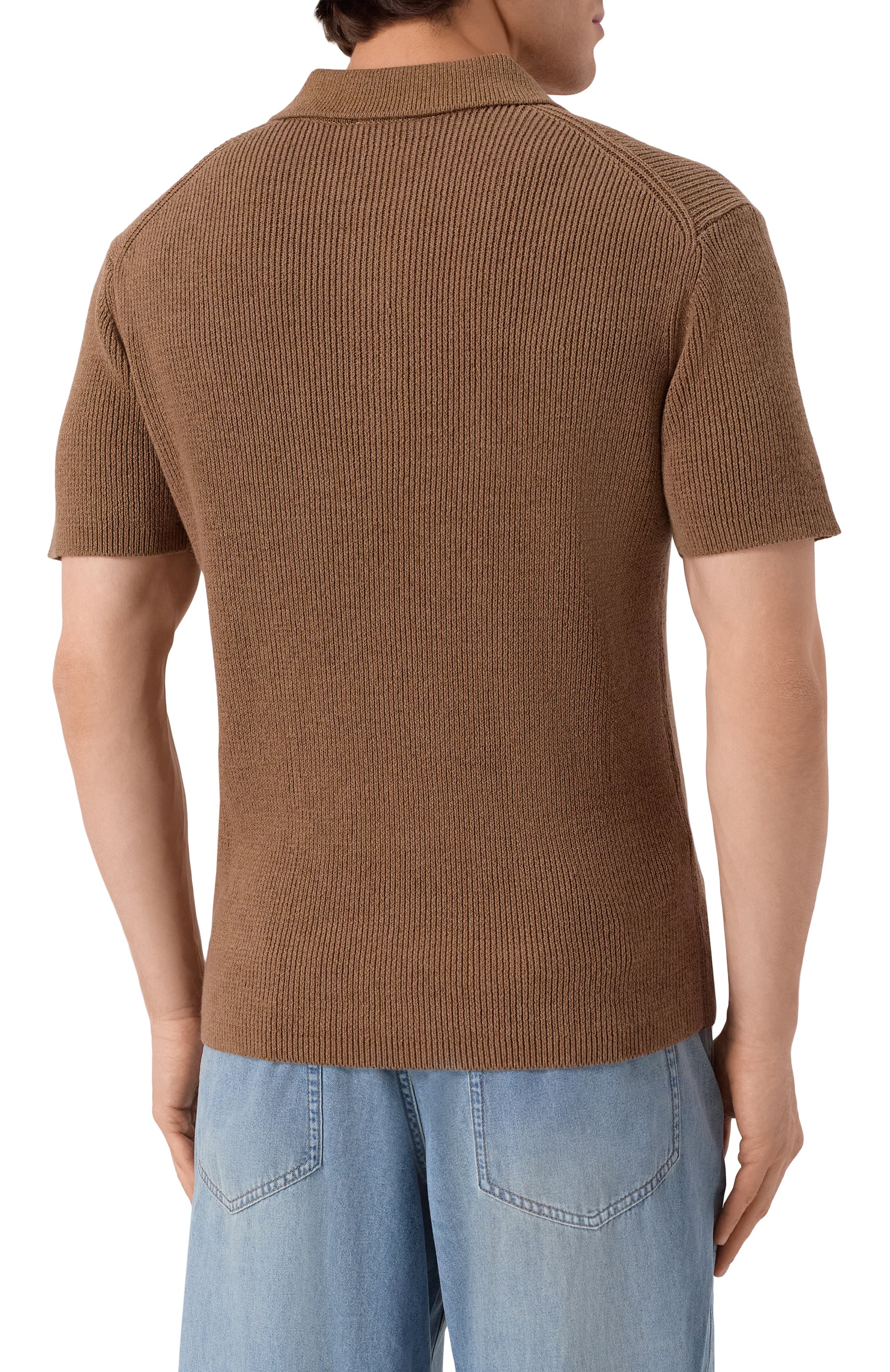 Поло изо льна и хлопка 12 STOREEZ, арт. 132838, фото 4