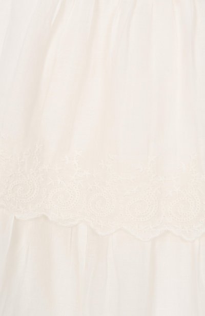 Хлопковая юбка BONPOINT молочного цвета по цене 29650 руб., арт. S06GSKW00001/10A-12A, фото 3 Хлопковая юбка BONPOINT, арт. S06GSKW00001/10A-12A, фото 3