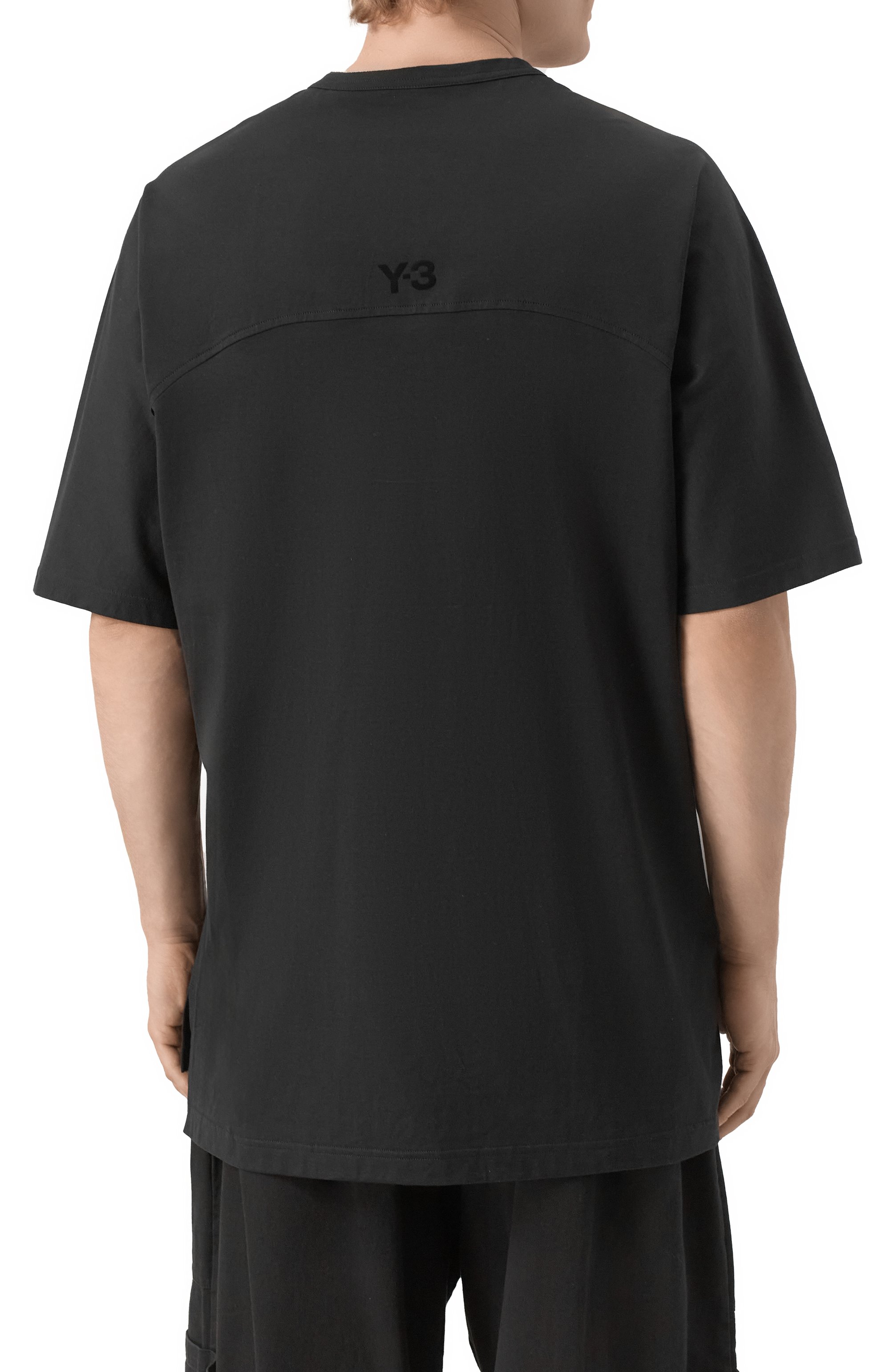 Хлопковая футболка Y-3, арт. JN4986, фото 4