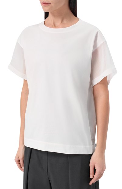 Хлопковая футболка BRUNELLO CUCINELLI, арт. M0T81BX800, фото 3