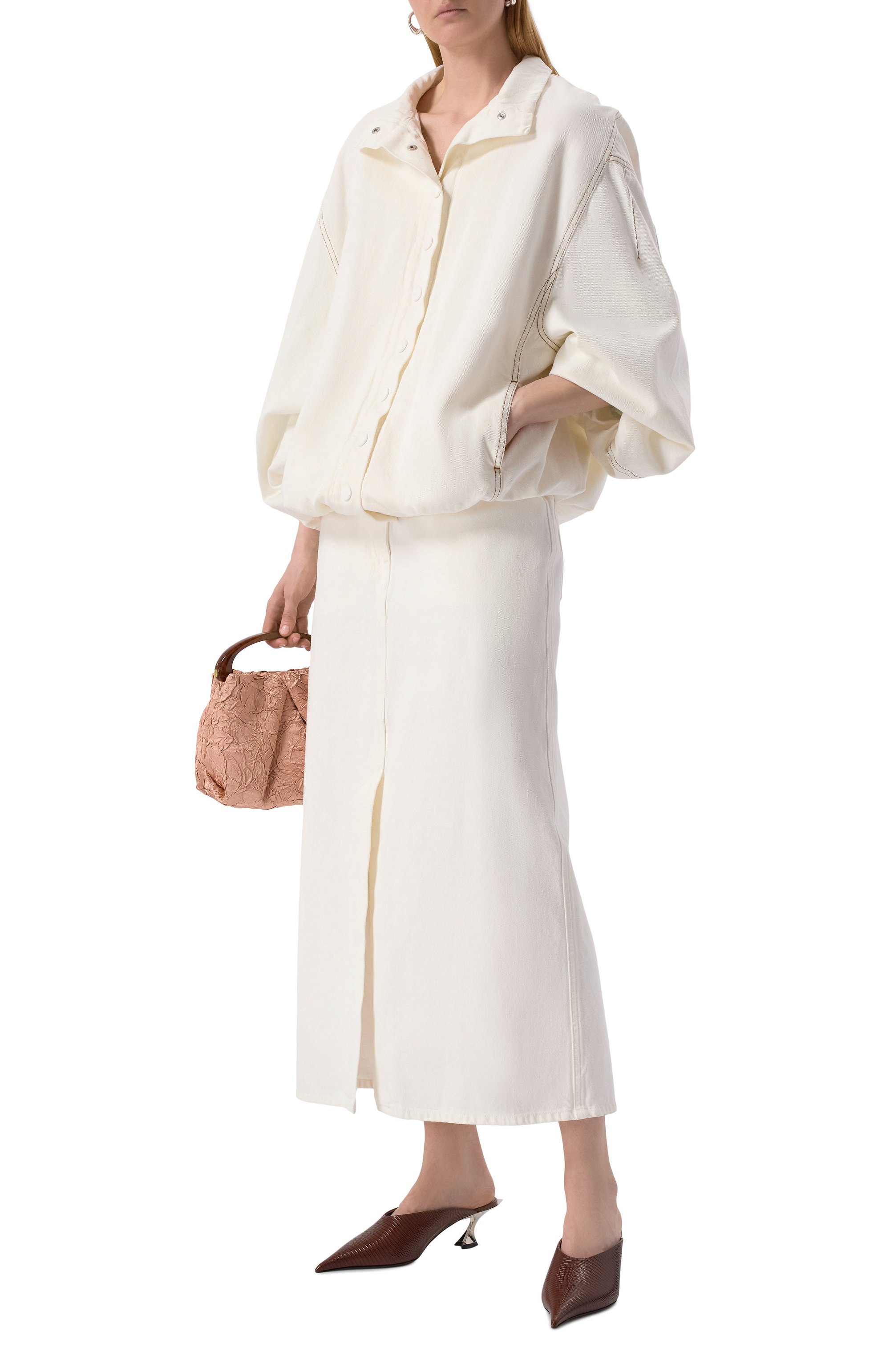 Кожаные мюли fang 55 MUGLER, арт. MUWSS25SC021_SF044, фото 2