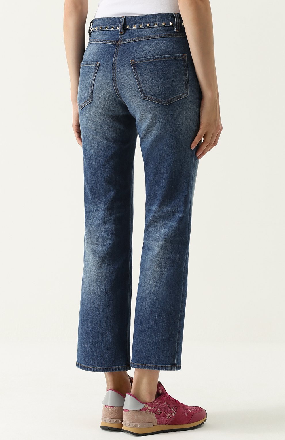 Джинсы с заклепками VALENTINO, арт. MB3DD03B/2Q0, фото 4