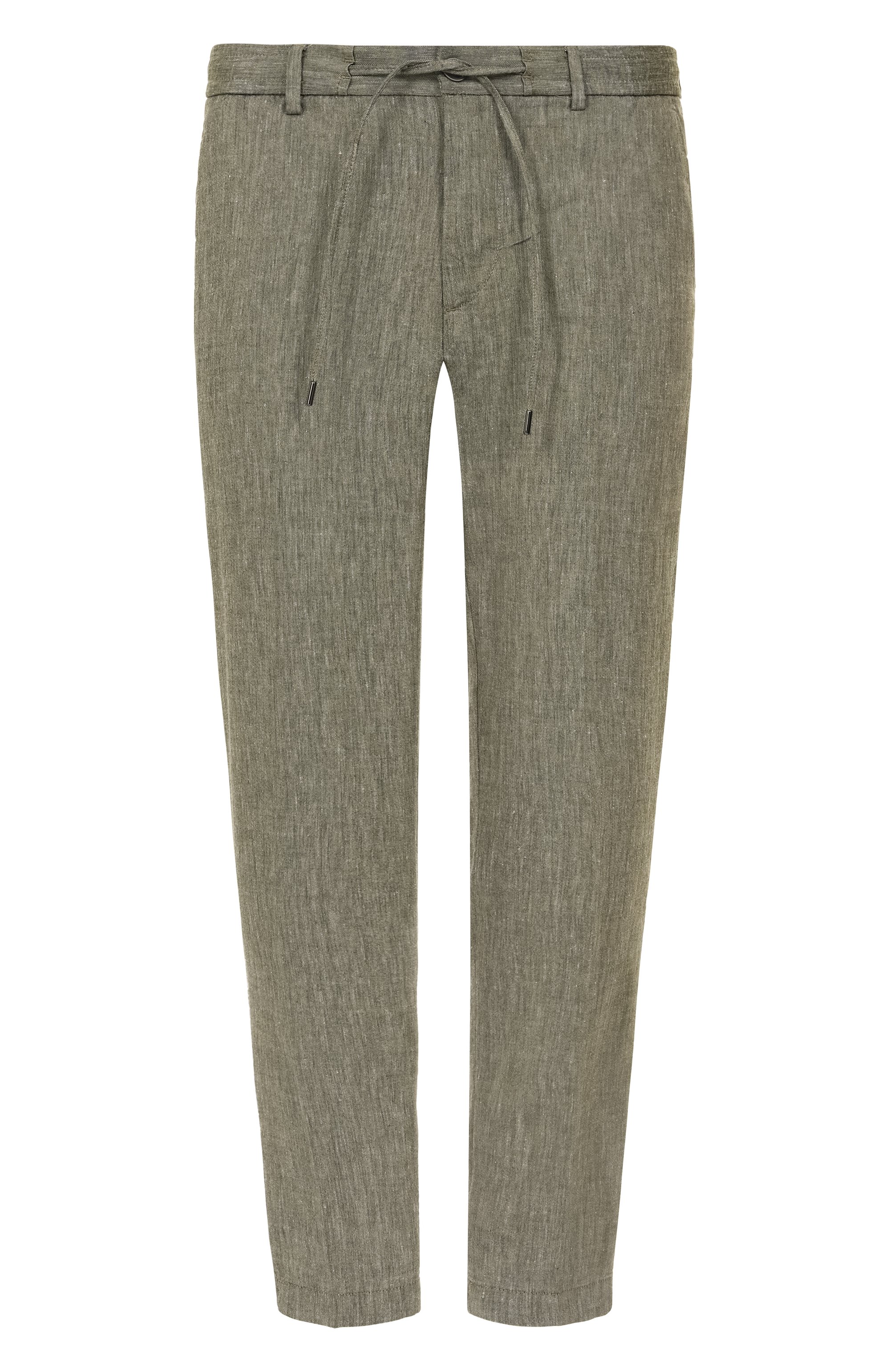 Брюки изо льна и вискозы BOSS, арт. 50540480, фото 1