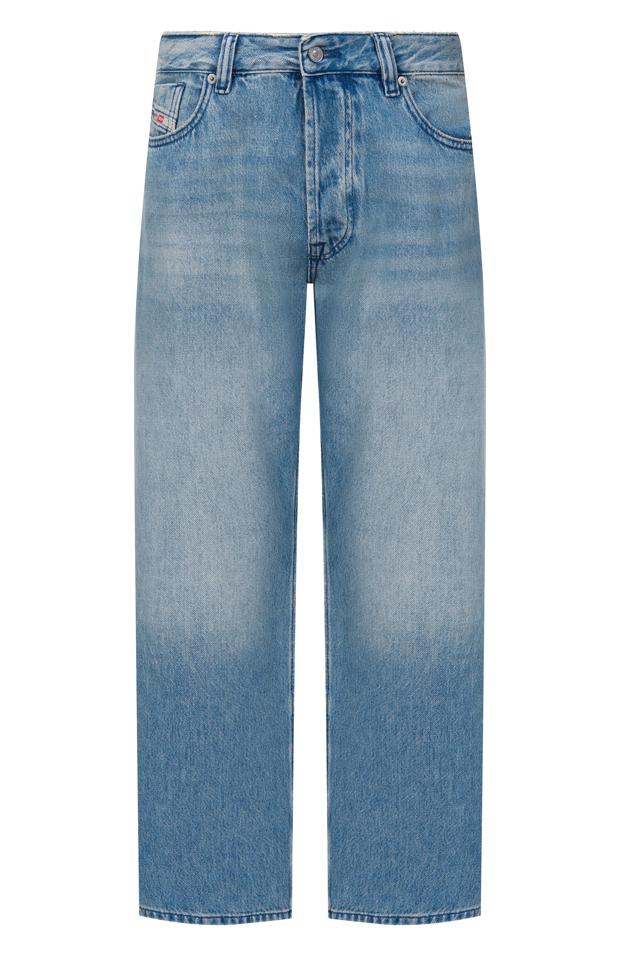 Джинсы 1980 d-eeper DIESEL голубого цвета по цене 21650 руб., арт. A15795/0BEBF, фото 1 Джинсы 1980 d-eeper DIESEL, арт. A15795/0BEBF, фото 1