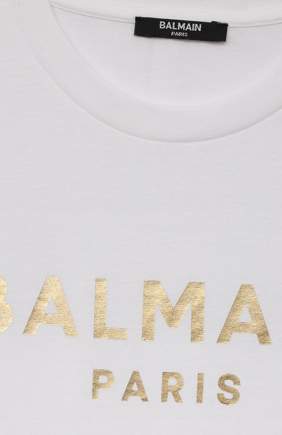 Хлопковая футболка BALMAIN, арт. BS8R01, фото 3
