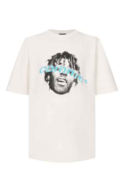 Мужская хлопковая футболка COMME DES FUCKDOWN, арт. CFABU00050/WHITE