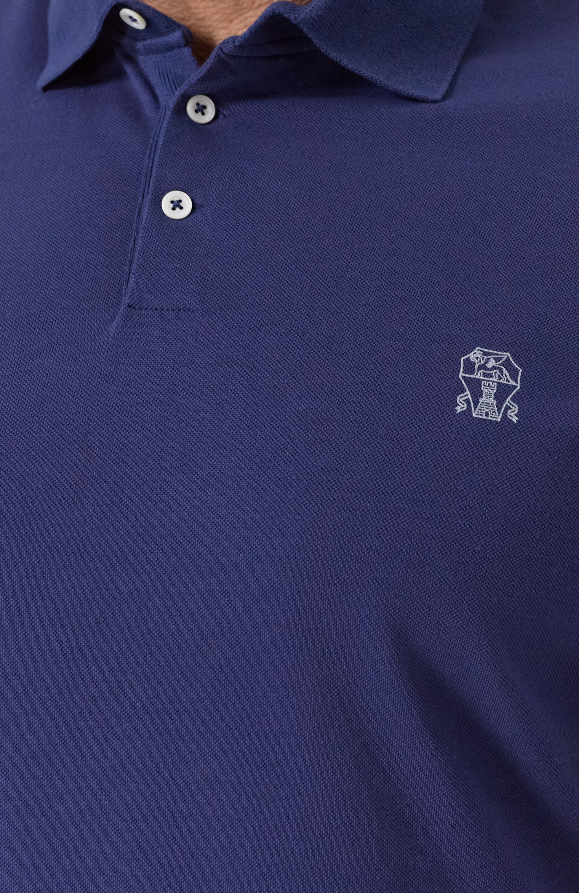 Хлопковое поло BRUNELLO CUCINELLI, арт. ME8548788, фото 5