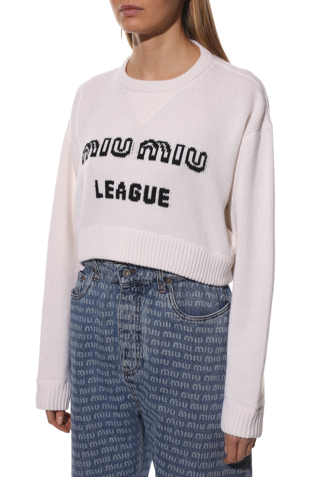 Кашемировый свитер MIU MIU, арт. MML548-10C4-F0009, фото 3