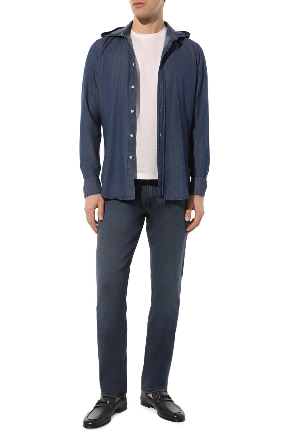 Кожаные лоферы BARRETT, арт. 241U013.2, фото 2