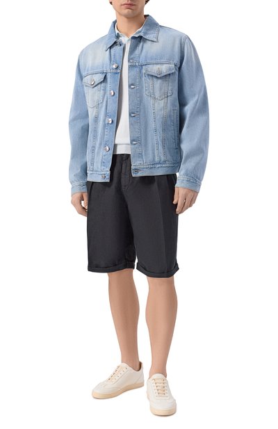 Мужские льняные шорты BRUNELLO CUCINELLI, арт. M243DU0020