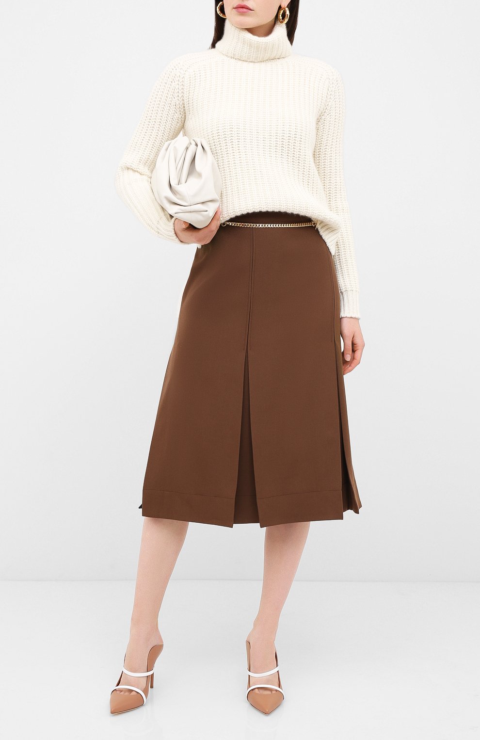 Кашемировый свитер LORO PIANA кремового цвета по цене 152000 руб., арт. FAL2177, фото 2 Кашемировый свитер LORO PIANA, арт. FAL2177, фото 2