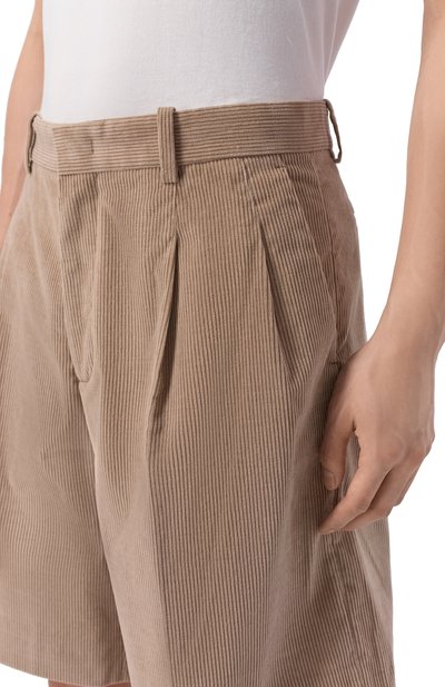 Вельветовые шорты MVST светло-бежевого цвета по цене 69950 руб., арт. M26.2PM.T018/F156, фото 5 Вельветовые шорты MVST, арт. M26.2PM.T018/F156, фото 5