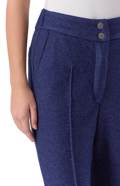 Шерстяные брюки FREEAGE синего цвета по цене 89980 руб., арт. WW26.PT180.2003.409, фото 5 Шерстяные брюки FREEAGE, арт. WW26.PT180.2003.409, фото 5