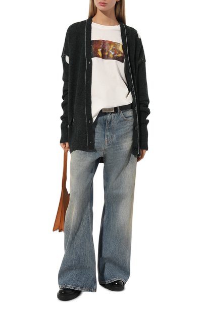 Кардиган из шерсти и хлопка MM6, арт. S52HP0010/S18289, фото 2