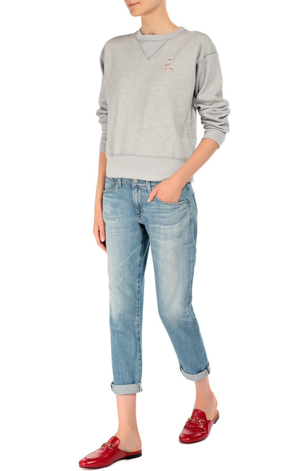 Кожаные сабо princetown GUCCI, арт. 423513/C9D00, фото 3