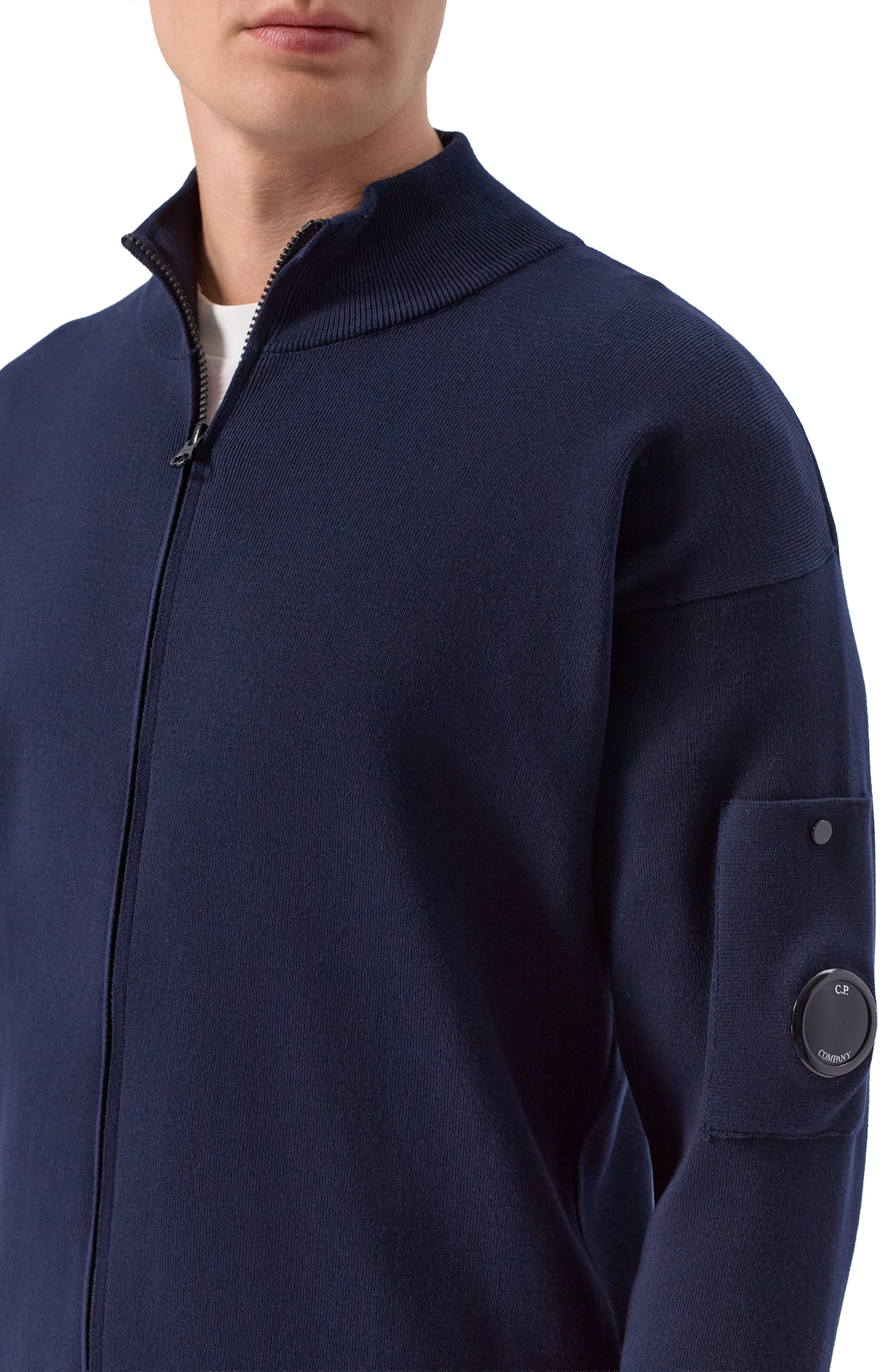 Хлопковый кардиган C.P. COMPANY, арт. 20CMKN096A/110560A, фото 5