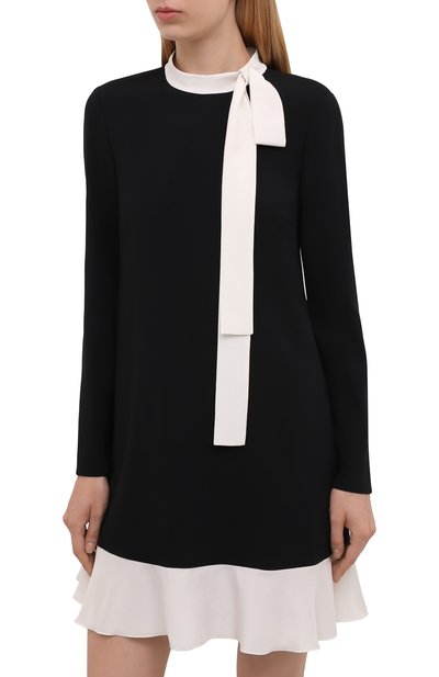 Платье REDVALENTINO черно-белого цвета по цене 72650 руб., арт. WR0VACH5/3TG, фото 3 Платье REDVALENTINO, арт. WR0VACH5/3TG, фото 3