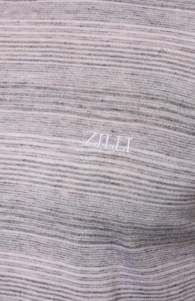 Джемпер из шерсти и шелка ZILLI, арт. KRN002M0347VHST00, фото 5