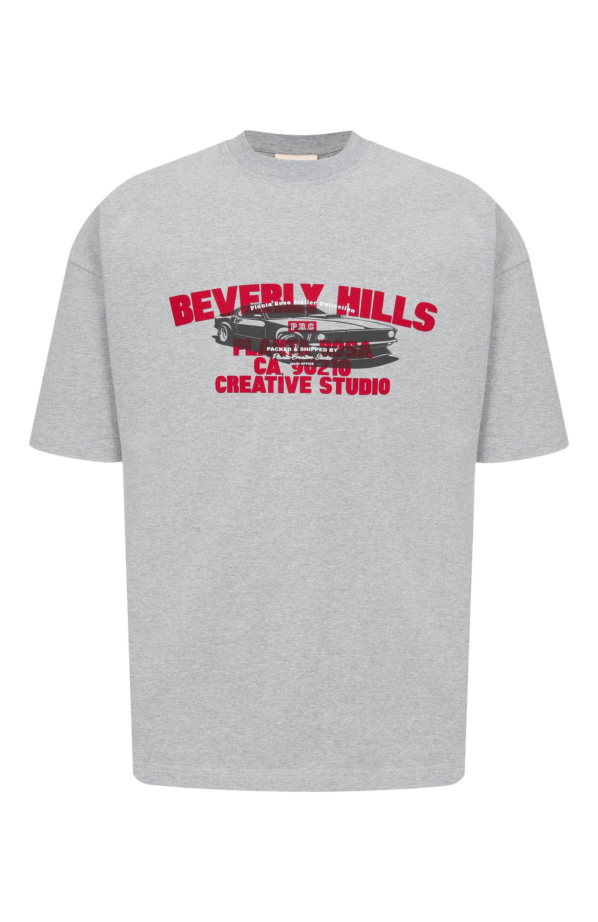 Хлопковая футболка PLANTA ROSA, арт. PR/T02/BEVERLY-MOMENTUM/300VELVET, фото 1