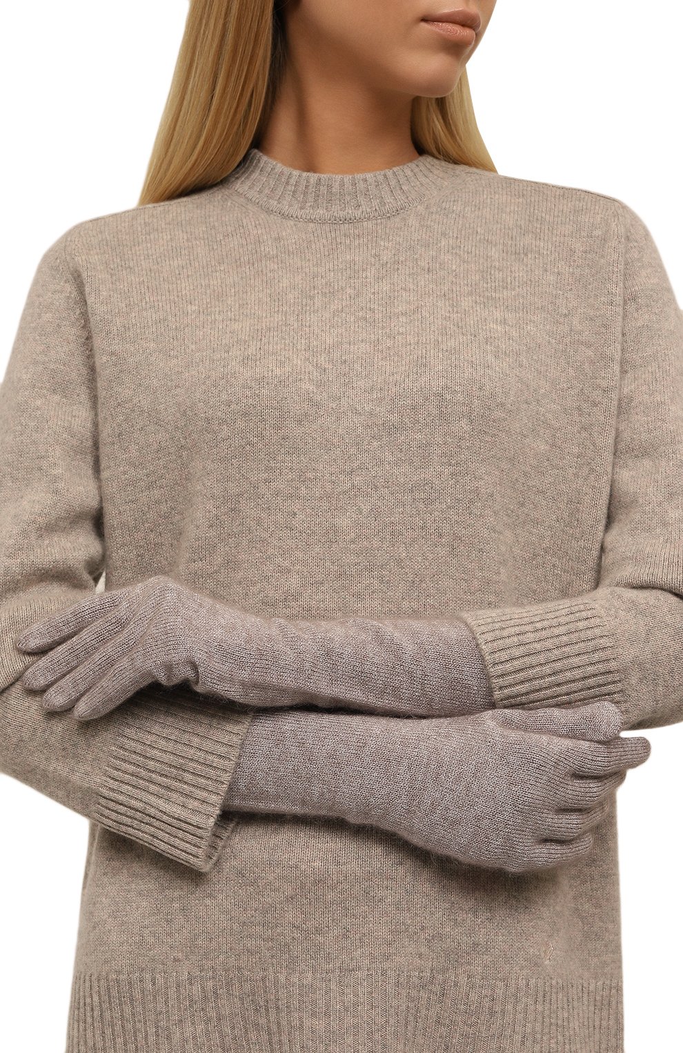 Перчатки piano из смеси вискозы и шерсти CANOE, арт. 6700372, фото 2