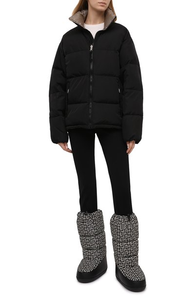 Текстильные сапоги balmain x rossignol BALMAIN, арт. WN4TA706/TNML, фото 2