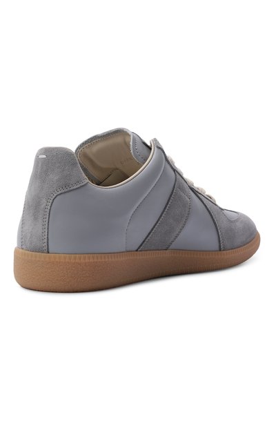 Кожаные кеды replica MAISON MARGIELA серого цвета по цене 81850 руб., арт. S57WS0236/P1895, фото 4 Кожаные кеды replica MAISON MARGIELA, арт. S57WS0236/P1895, фото 4