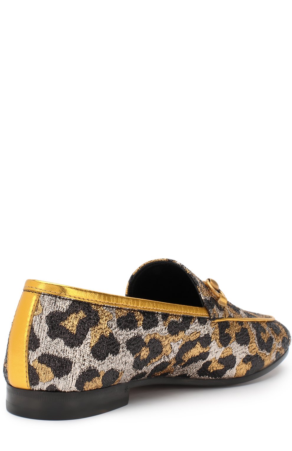 Текстильные лоферы new jordaan с пряжкой-трензелем GUCCI, арт. 431467/K9550, фото 4