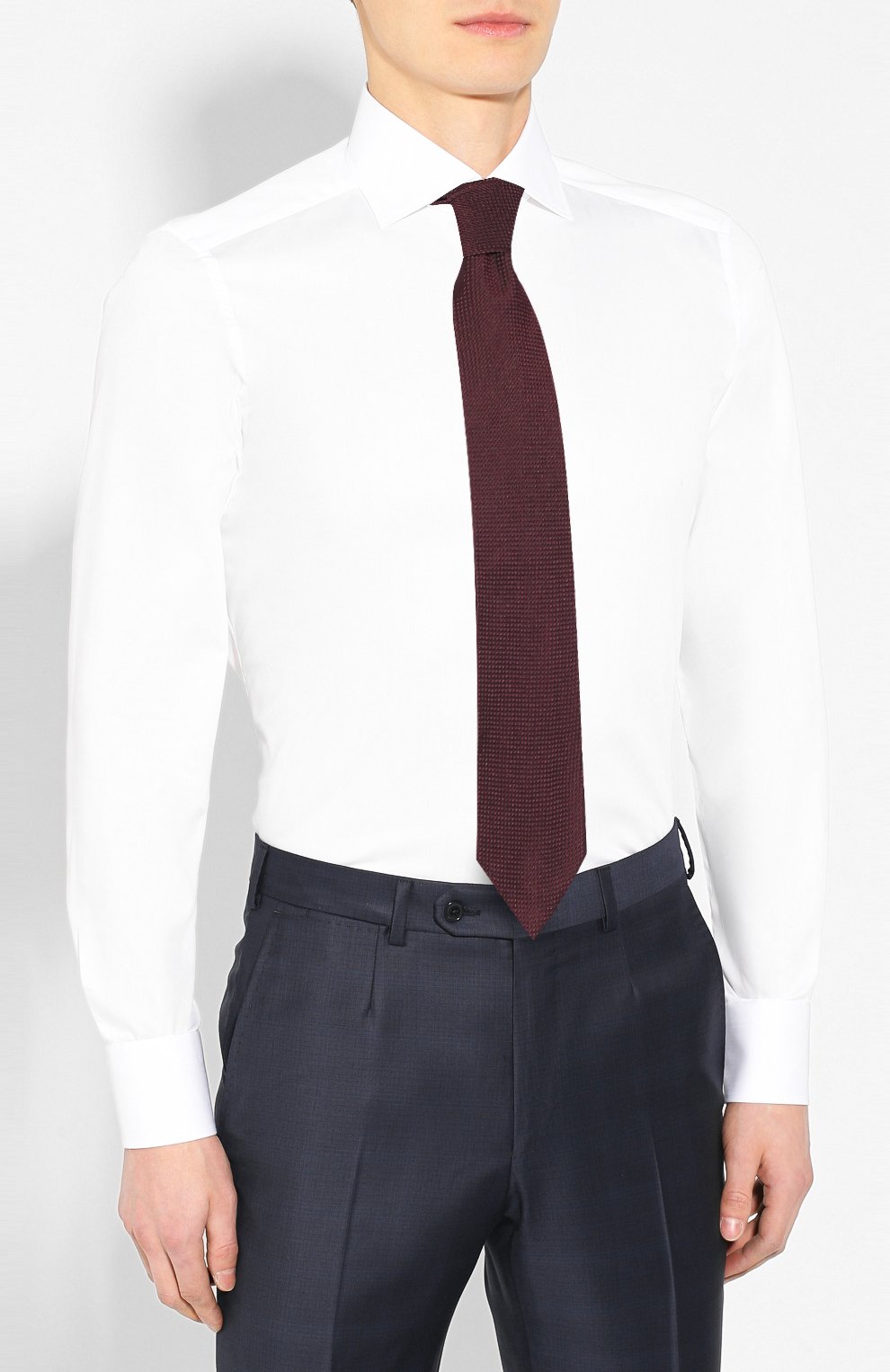 Хлопковая сорочка ZEGNA, арт. 701222/9MS0BA, фото 4