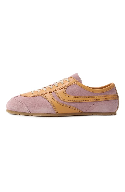 Замшевые кеды Dries Van Noten WS251/1159/126 Розовый  WS251/1159/126 Фото 4