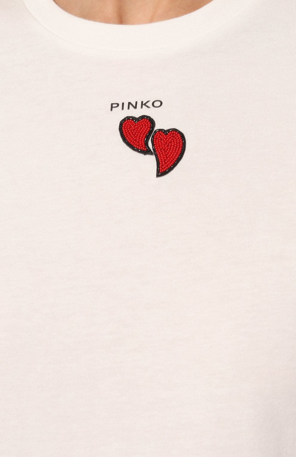 Хлопковая футболка PINKO, арт. 100789/A1P8, фото 5