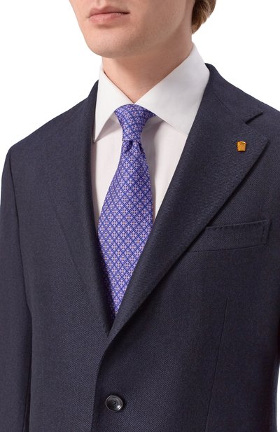 Шелковый комплект из галстука и платка STEFANO RICCI, арт. DH/59101, фото 2