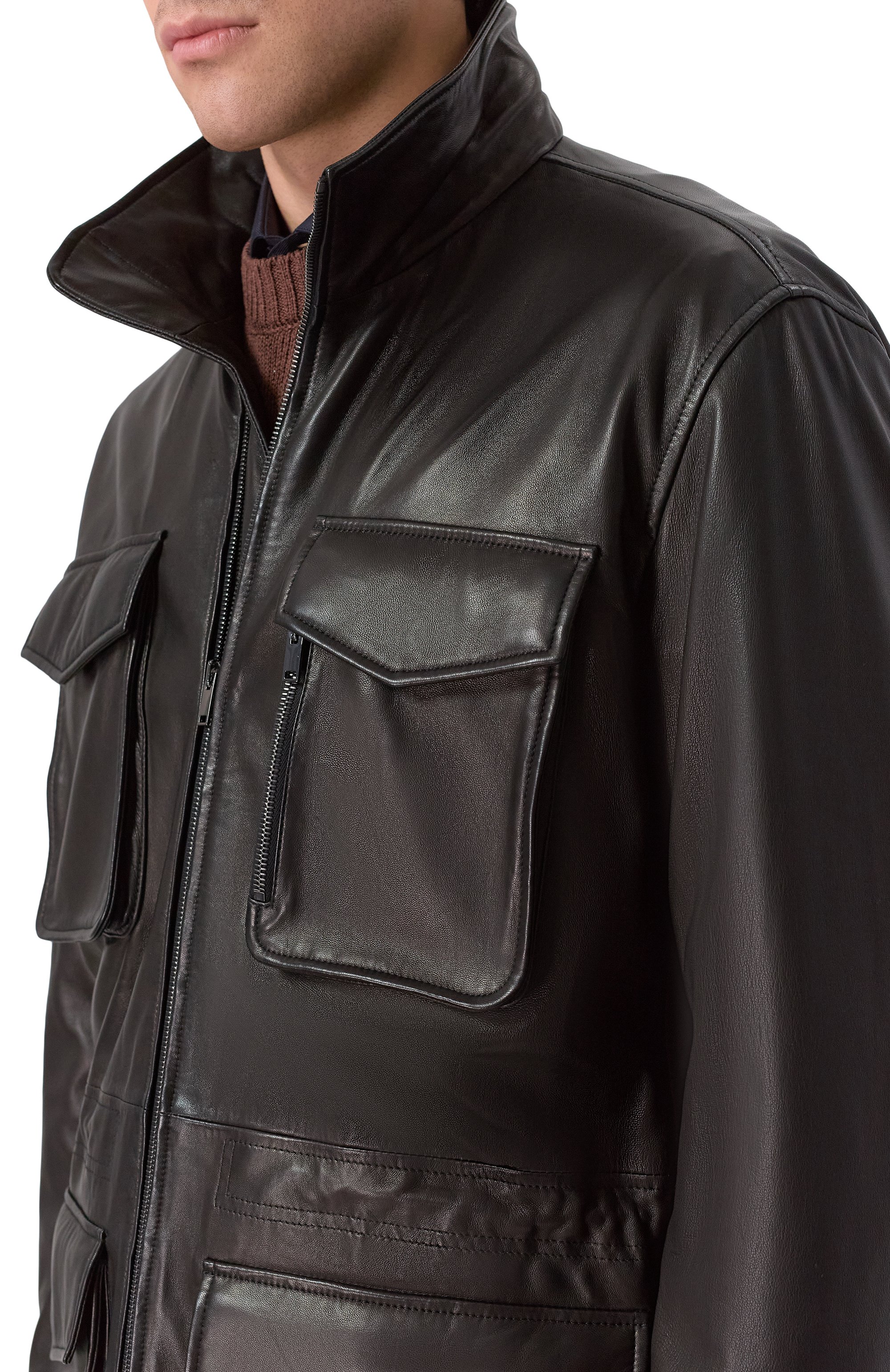 Кожаная куртка MVST, арт. 54200, фото 5