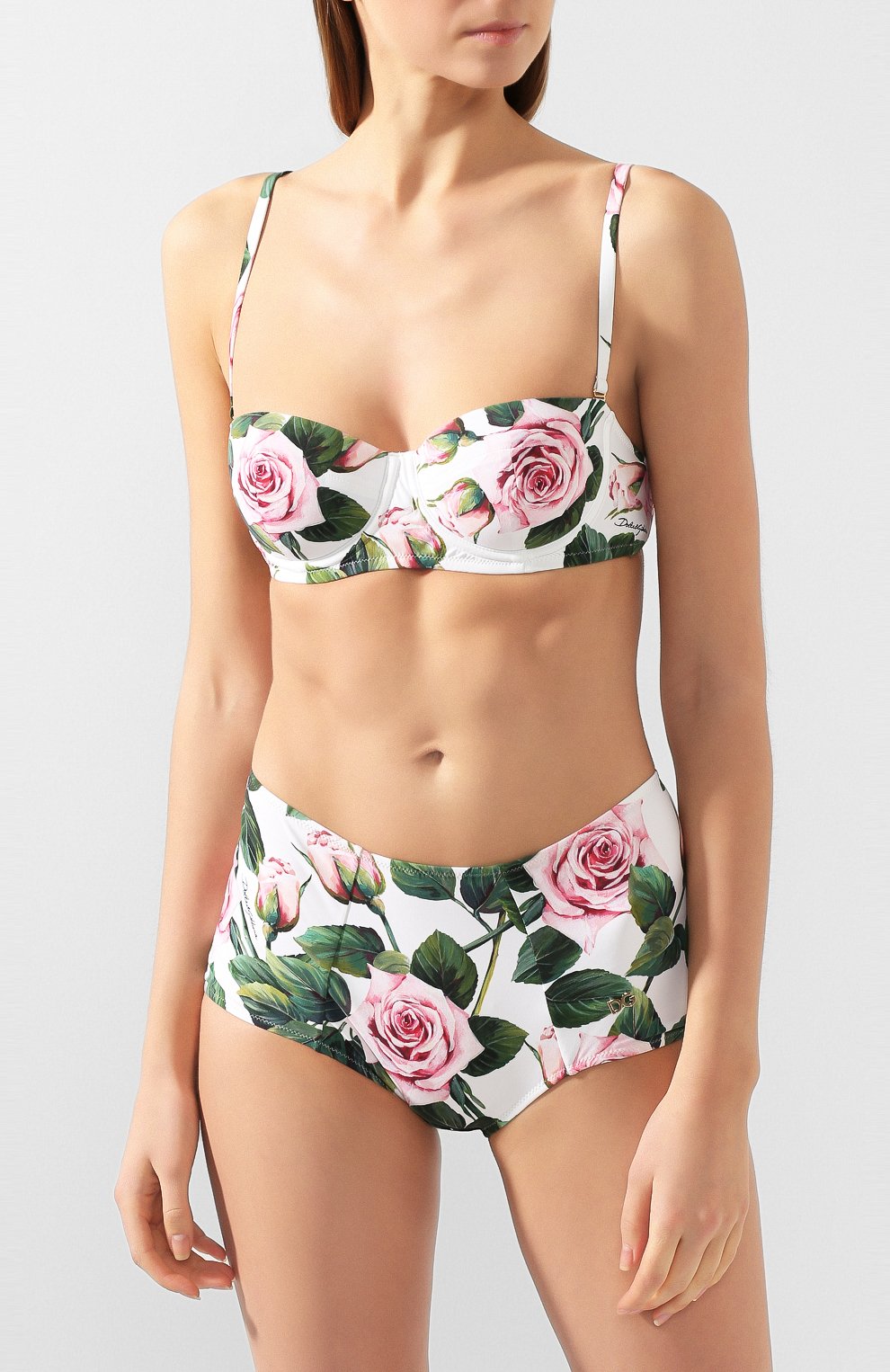 Бра-бандо DOLCE & GABBANA белого цвета по цене 44100 руб., арт. 01A16J/FSGR0, фото 2 Бра-бандо DOLCE & GABBANA, арт. 01A16J/FSGR0, фото 2