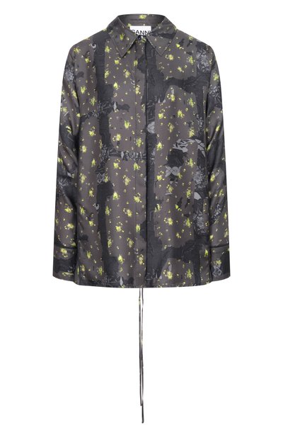 Женская шелковая рубашка GANNI, арт. A1040265
