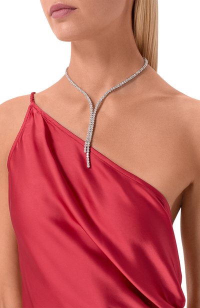 Колье matrix SWAROVSKI серебряного цвета по цене 66200 руб., арт. 5707988, фото 2 Колье matrix SWAROVSKI, арт. 5707988, фото 2