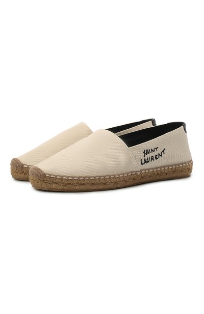 Женские текстильные эспадрильи espadrille SAINT LAURENT, арт. 605956/1P210