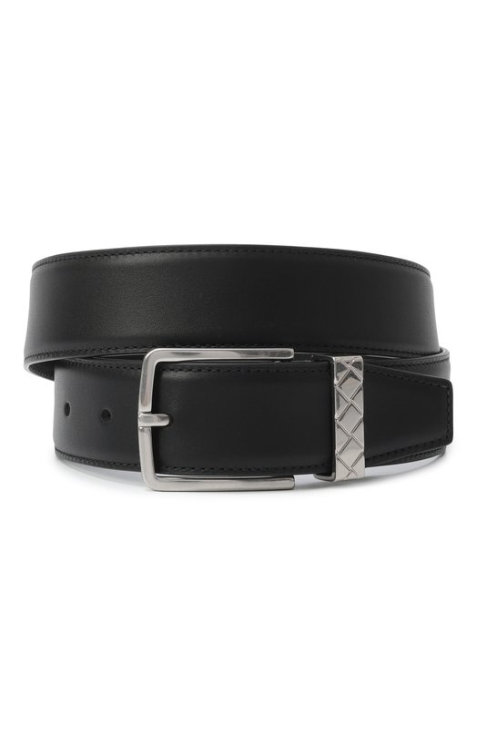 Кожаный ремень Bottega Veneta 793876/VALK0 Чёрный 793876/VALK0